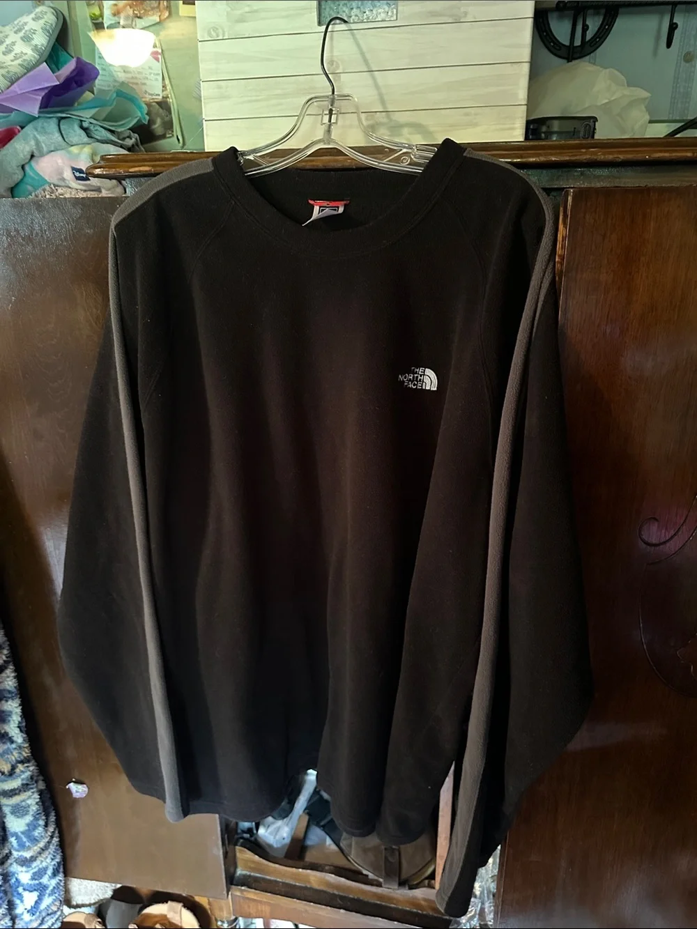 The North Face Black Men’s Crewneck Fleece Pullover 8261.5